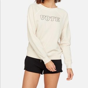 Mate the Label Organic Terry Sweater Size: Small